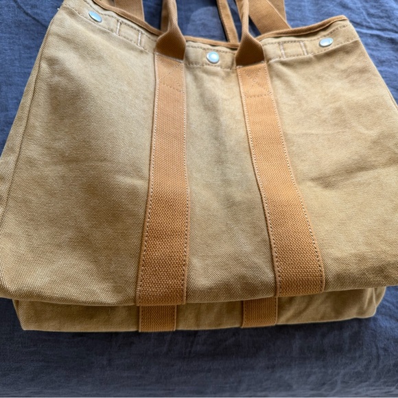 Alex Mill The Perfect Weekday Tote in Golden Khaki - Picture 5 of 11